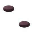 thumbnail image 3 of maskred Housses de Coussin Rondes pour Tabouret Confortable Polyester Imperméabilisation Douce Café Foncé 2Set, 3 of 6