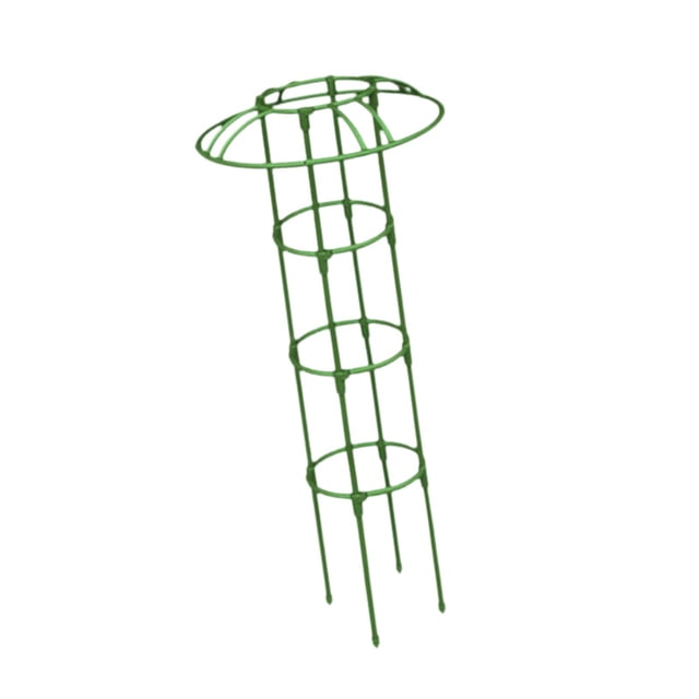 Almencla Garden Obelisk Trellis Outdoor Flower Support Cage for Climbing Plants Roses 90cm 1 umbrella