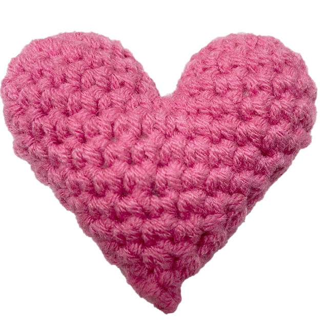 Pocket Crocheted Heart Small Gift