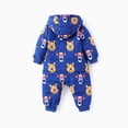 thumbnail image 2 of Disney Winnie Baby Girl Footed Pajamas Zip Up Sleepwear Warm One Piece Outfit Sizes 0-18M, 2 of 6