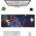 thumbnail image 4 of Extended Large Mouse Pad, XL Gaming Mousepad 31.5 x 11.8 Inch, Big Computer Keyboard Desk Pad, Waterproof Mouse Mat with Stitched Edges and 3mm Thick Long Non-Slip Base for Office Gaming, Galaxy, 4 of 5