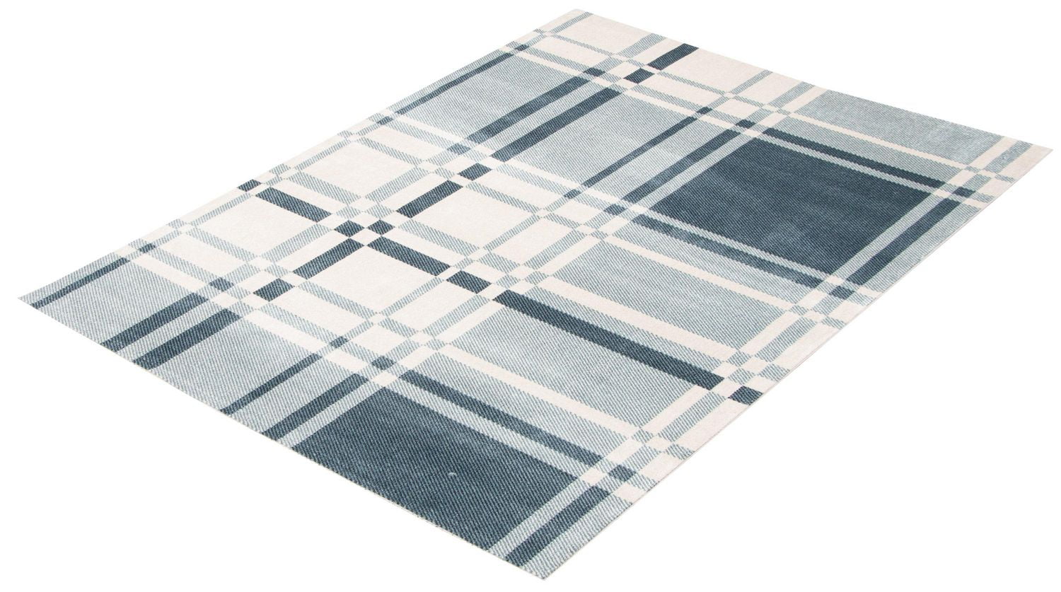 Tapis Lavable ECARPET à Carreaux pour Chambre, Salon, Chambre d'Enfant