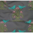 thumbnail image 4 of oneOone Organic Cotton Poplin Twill Fabric Bird & Tree Block Printed Craft Fabric BTY 42 Inch Wide, 4 of 4