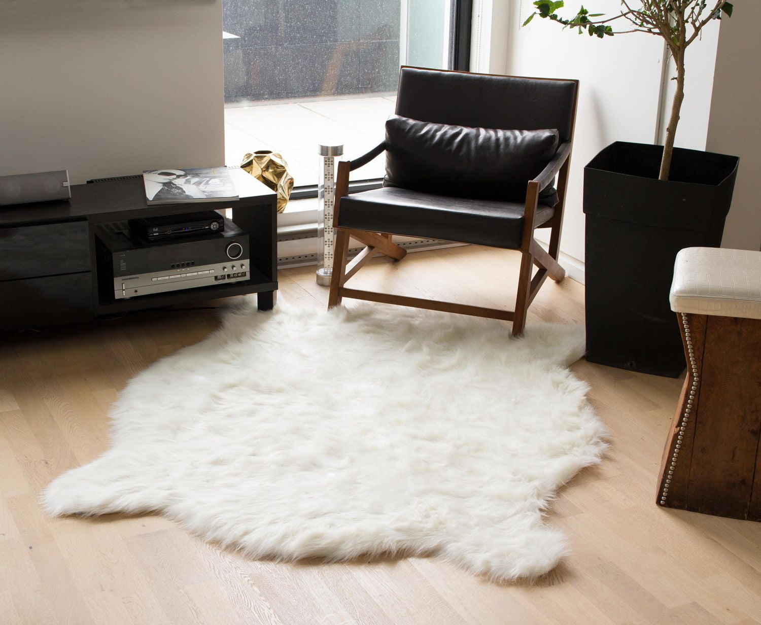 H-Luxe Faux Hide Animal Print Rug
