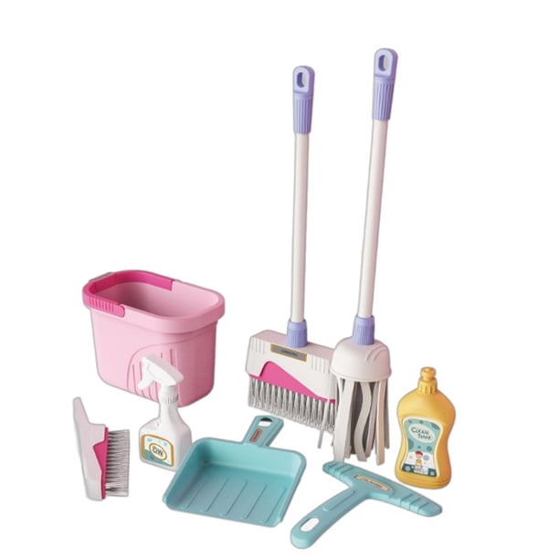 Balai et Pelle à Poussière Simulation Outil de Nettoyage pour Maison Jouet pour Enfants