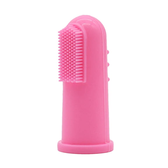 LILELIS Brosse à Dents pour Chien Brosse à Dents pour Doigts pour Chats et Chiens Fournitures pour Chiots Brosse pour Chien Idéale pour Chiens et Chats Brosses pour Chat Petit Doigt Couvre-Pouce en Caoutchouc
