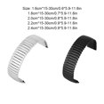 thumbnail image 4 of kurtrusly Elastic Stainless Steel Bracelet Add Touch Of Elegance To Wrist Durable 18MM silver 1Set, 4 of 6