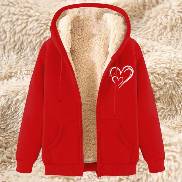 LOVZFMLL Vestes pour Femmes à la Mode Imprimées en Molleton à Capuche