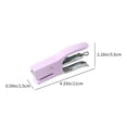 thumbnail image 4 of Sentmoon Stapler with Staples Macaroon Coloured Metal Hand Gripped Stapler 10 Gauge Labour Saving Stapler Small Office Stapler Comes With Box Of Staples for Book Binding, 4 of 8