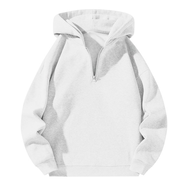 Kcodviy Men's Autumn and Winter Rhinestone Zip Up Hoodie Solid Colors Sweatshirt Long Plain Hoodie Sleeve Long Sleeve Hoodie Anime Hoodie Sweatshirt Tops