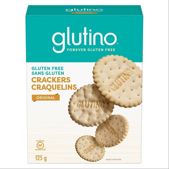 Glutino Gluten Free Crackers, Original, Forever Gluten Free, Certified Gluten‑Free, 125 g