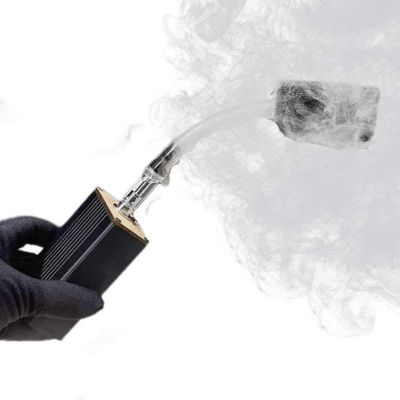 Portable Smoke Machine Handheld Fog Machine w Remote Control Fogger for Photography, Outdoor Events, Parties, Stage Effects,Cosplay Pros Airflow Testing