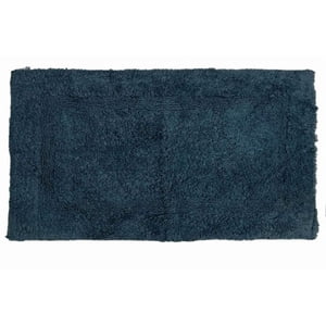Blue Cotton Bathmat – 20" x 30" (pack of 2), Soft & Absorbent, Perfect for Bathroom & Everyday Use