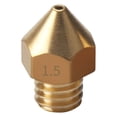 thumbnail image 1 of ZheElen 3D Printer Nozzle Brass Extruder Nozzle Replacement Consumable 3D Printer Accessory, 1.5mm/3mm, 1 of 9