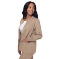 thumbnail image 3 of Sivvan Women's Scrubs Warm-Up Jacket / Front Snaps - Round Neck, 3 of 7