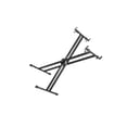 thumbnail image 3 of pitrice x Shaped Keyboard Stand Universal Portable Iron Piano Digital Stand for Stage, 3 of 6
