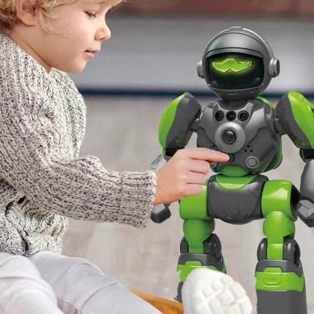 Sentmoon Jouets Robot RC, Robot Télécommandé avec Détection de Gestes Dansant Programmable Relecture Robot Intelligent pour Enfants de 3 à 12 Ans Filles Cadeaux de Noël
