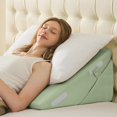 thumbnail image 1 of Wedge Pillows for Adult Adjustable Bed Wedge Pillow for Post Surgery Triangle Pillow Headboard with Bolster Cushion for Sleeping Acid Reflux Neck & Back Support and Dark G, 1 of 9
