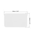thumbnail image 2 of Unique Bargains 3.5' x 2' Blank Paper Business Cards Small Index Flash Cards Message Note Card, White 300 Pack, 2 of 5