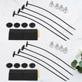 thumbnail image 3 of MasteelfCA 2 Set Car Fan Refitting Parts Universal Electric Cooling Radiators Accessory Auto Modification Fan Mounting Kit Car Fan Accessory for Car (Black), 3 of 8