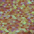 thumbnail image 1 of Ahgly Tapis d'Intérieur Lavable en Machine Carré Rouge Châtaigne Transitionnel, 6 Pieds Carré, 1 of 7