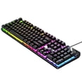thumbnail image 2 of Miulika Mechanical Gaming Keyboard RGB Backlit USB Multimedia Controls for Computer Game Black, 2 of 4