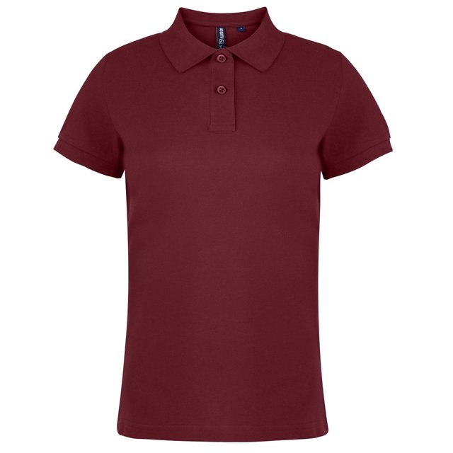 Asquith & Fox Polo Uni à Manches Courtes pour Femmes