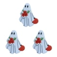 thumbnail image 3 of kurtrusly White Affordable Ghosts Enamel Pin Modern Minimalist Brooche Delicate Intricate Enamel Pin Punk D 3Set, 3 of 6