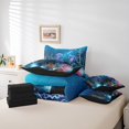 thumbnail image 4 of YST Gradient Jellyfish 7-Piece Comforter Set, Ocean Theme, Twin, 4 of 4