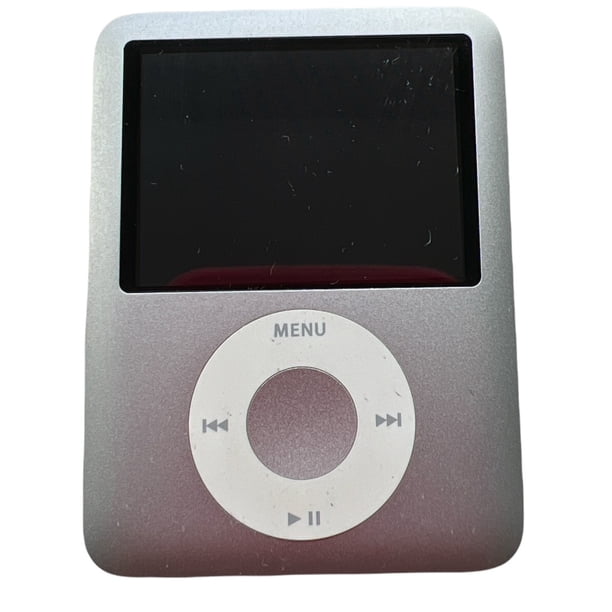 iPod mini 4GB シルバー Apple iPod Nano 3rd Gen 4GB Silver MP3 Music Player, Excellent