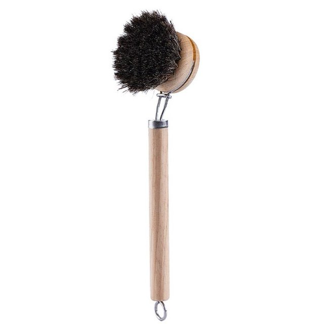Lefu Wooden Dish Scrub Brushes Natural Bristles Kitchen Cleaning Scrubbers