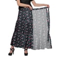 thumbnail image 2 of Moomaya Jupe Longue Imprimée pour Femmes Style Portefeuille Grande Taille Jupe Maxi à 3 Niveaux, 2 of 6