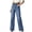 Navy, variant on Wide Leg Jeans for Women, Casual Elastic High Waist Wide Leg Loose Straight Leg Fashion Jeans, Ladies' Jeans