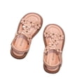 thumbnail image 1 of MIASHUI Sandales pour Filles à Bout Ouvert Fleur Été Extérieur Plage Chaussures de Robe, Rose, 9,5-10 Ans, 1 of 4