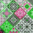 thumbnail image 1 of oneOone Velvet Dark Green Fabric Abstract Traditional Fabric For Sewing Printed Craft Fabric By The Yard 58 Inch Wide, 1 of 4
