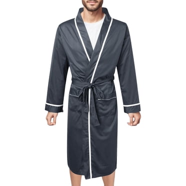 Peignoir en Coton pour Hommes de Printemps et d'Été Peignoir Peignoir Peignoir Peignoir Peignoir de Printemps et d'Automne Pyjama pour Hommes Tenue d'Intérieur Ensembles de Pyjama pour Hommes Vêtements de Détente