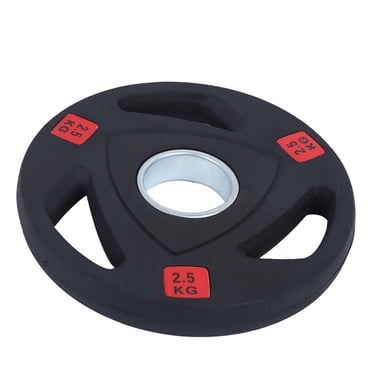 Pièce de Levage de Poids, Tranche de Barre à Trois Trous, 2.5KG/ 5KG/ 10KG/ 15KG/ 20KG pour Équipement D\'entraînement Physique Exercice Gym Entraînement Sport à Domicile