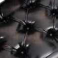 thumbnail image 5 of vidaXL Storage Bench with Backrest 110 cm Black Faux Leather, 5 of 5