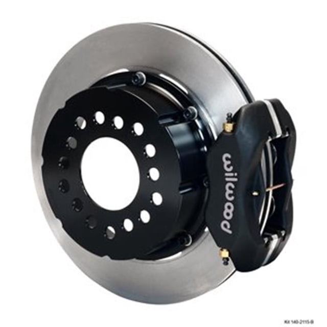 Wilwood WLD140-2118-B Forged Dynalite Pro Series Rear Brake Kit, Black Anodize