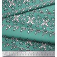 thumbnail image 2 of Soimoi Rayon Fabric Floral Block Print Fabric by The Yard 56 Inch Wide, 2 of 3