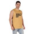 thumbnail image 2 of Inkmeso Printed Graphic World Okayest Dad€ T-Shirt For Mens Best Daddy Ever Gift T-Shirt, 2 of 7