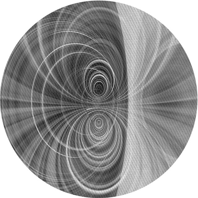 Ahgly Company Tapis d'Intérieur Ronds Transitionnels Gris Gray Lavables à la Machine, 7 Pieds Rond