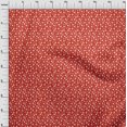 thumbnail image 4 of oneOone Rayon Red Fabric Floral Craft Projects Decor Fabric Printed By The Yard 56 Inch Wide, 4 of 4