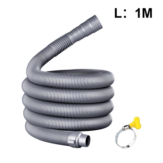 Washing Machine Dishwasher Drain Hose With Hose Clamps Stretchable Flexible Hose