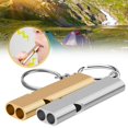 thumbnail image 4 of 2Pcs 120db Loud Emergency Survival SOS Whistle Camping Keychain Outdoor 20 N9F6, 4 of 6