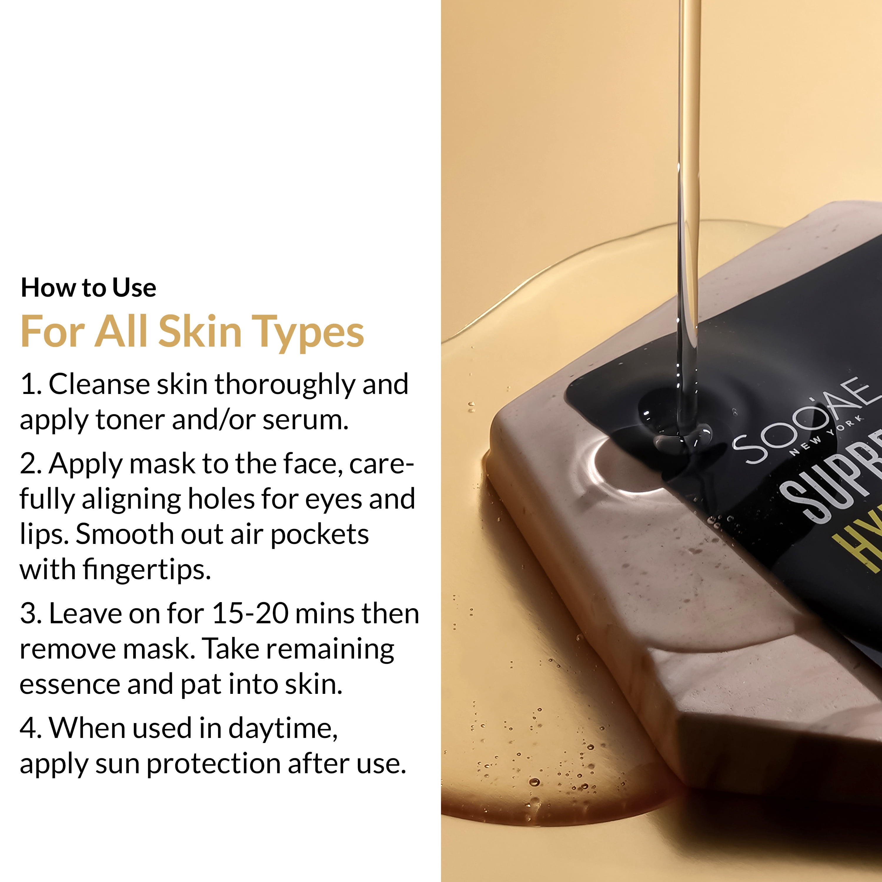 Soo'Ae Supreme Gold Hydrogel Mask