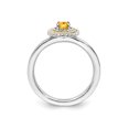 thumbnail image 2 of Bague Solitaire Citrine 1/4 Carat (ctw) en Argent Sterling, 2 of 5