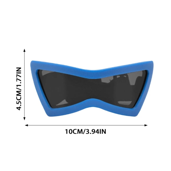Lunettes de Soleil pour Chats avec Sangles Réglables & Lunettes de Soleil Adaptées aux Chats pour Conduite/activités Extérieures