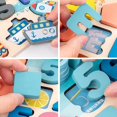 thumbnail image 4 of Wooden Alphabet Learning Educational Jigsaw Puzzle Gift, 4 of 8