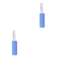 thumbnail image 3 of Transemion Pumice Stone Toilets Brush with Handle Grill Feet Rust Care Bath Pool for Blue 10cm 2Set, 3 of 6